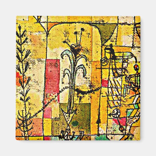 Klee - Sprookje van Hoffmann, beroemd schilderij Magneet (Voorkant)