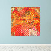 Klee - Stad Kasteel Kr.  Canvas Afdruk (Insitu (Houten vloer))