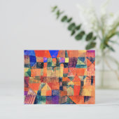 Klee - Stad met de drie koepels Briefkaart (Staand voorkant)