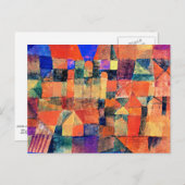 Klee - Stad met de drie koepels Briefkaart (Voorkant / Achterkant)