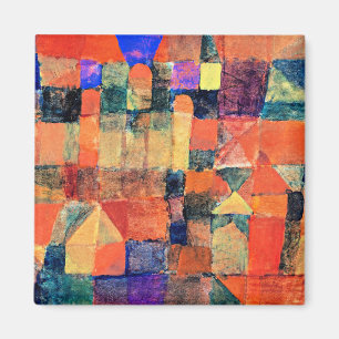 Klee - Stad met de drie koepels Magneet