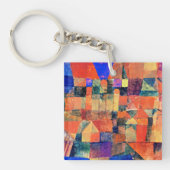 Klee - Stad met de drie koepels Sleutelhanger (Voorkant)