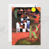 Klee - Stad R Briefkaart (Voorkant / Achterkant)