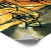 Klee - stad van kerken, 1918 poster (Hoek)