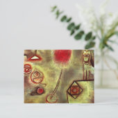 Klee - Stilleven met dierlijk beeldje Briefkaart (Staand voorkant)