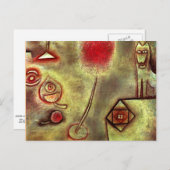 Klee - Stilleven met dierlijk beeldje Briefkaart (Voorkant / Achterkant)