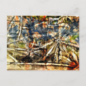 Klee - Straatlantaarns Briefkaart (Voorkant)