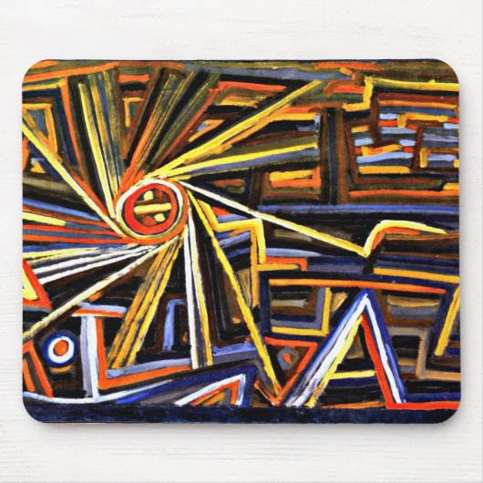 Klee - Straling en Rotatie, Muismat (Voorkant)
