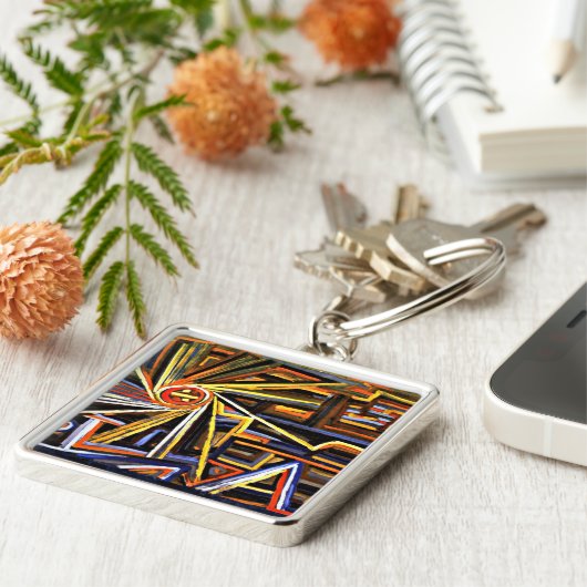 Klee - Straling en Rotatie, Sleutelhanger (Zijkant)