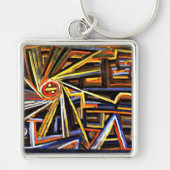 Klee - Straling en Rotatie, Sleutelhanger (Voorkant)