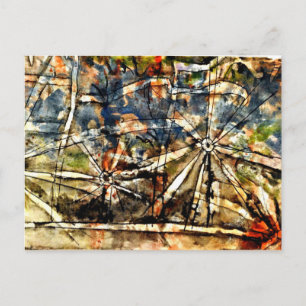 Klee - Street Lamps Briefkaart