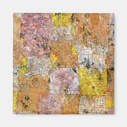 Klee - Suburbaan idylle (tuinstad idylle) Magneet (Voorkant)