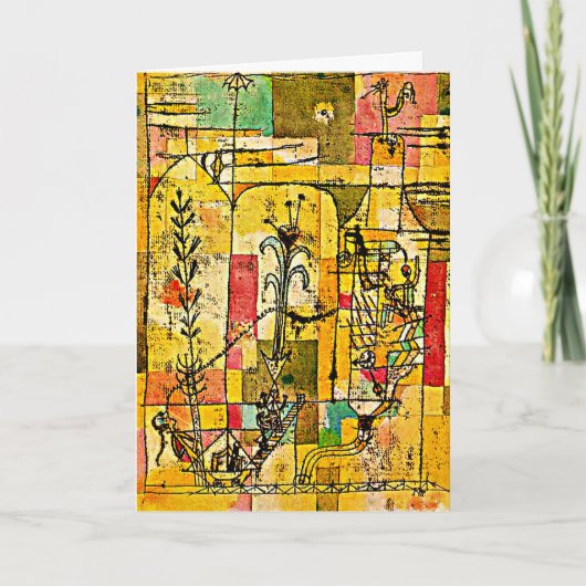 klee - Tale of Hoffmann, beroemd schilderij Kaart (Voorkant)