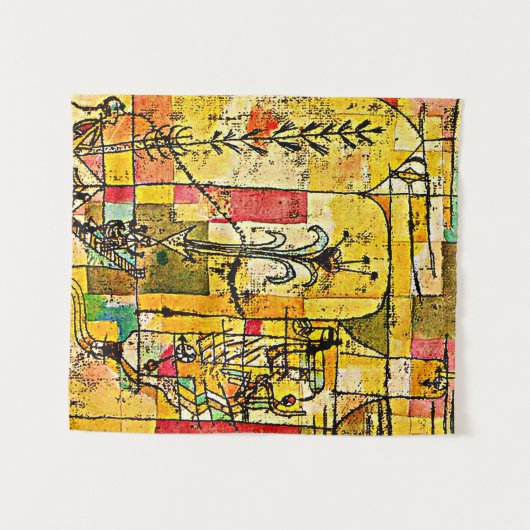 klee - Tale of Hoffmann, beroemd schilderij Wandkleed (Voorkant (horizontaal))