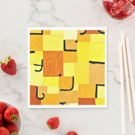 Klee - Tekens in geel Servet (Insitu)