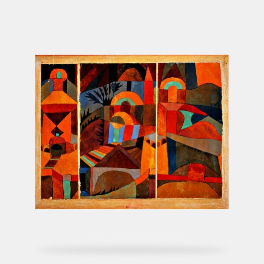 Klee - Tempeltuinen Acryl Bord (Voorkant)