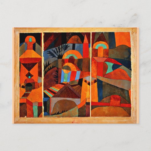 Klee - Temple Gardens Briefkaart (Voorkant)