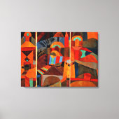 Klee - Temple Gardens Canvas Afdruk (Voorkant)