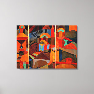 Klee - Temple Gardens Canvas Afdruk