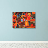 Klee - Temple Gardens Canvas Afdruk (Insitu (Houten vloer))