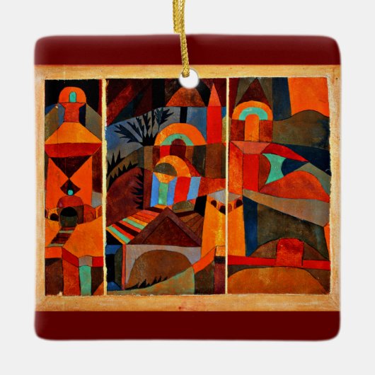 Klee - Temple Gardens Keramisch Ornament (Voorkant)