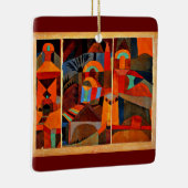 Klee - Temple Gardens Keramisch Ornament (Rechts)