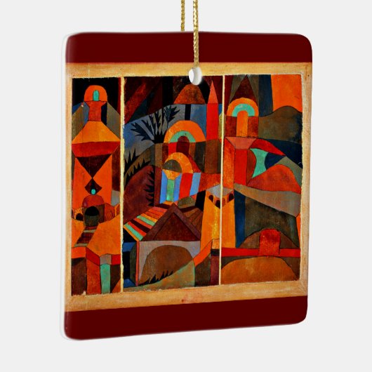 Klee - Temple Gardens Keramisch Ornament (Rechts)