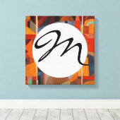 Klee Temple Gardens, kleurrijk Abstract kubisme Canvas Afdruk (Insitu (Houten vloer))