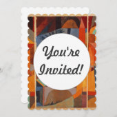 Klee Temple Gardens, kleurrijk Abstract kubisme Kaart (Voorkant / Achterkant)