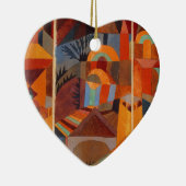 Klee Temple Gardens, kleurrijk Abstract kubisme Keramisch Ornament (Rechts)