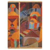 Klee Temple Gardens, kleurrijk Abstract kubisme Klembord (Achterkant)