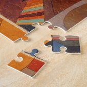 Klee Temple Gardens, kleurrijk Abstract kubisme Legpuzzel (Zijkant)