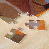 Klee Temple Gardens, kleurrijk Abstract kubisme Legpuzzel (Zijkant)