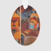 Klee Temple Gardens, kleurrijk Abstract kubisme Ornament (voorkant)