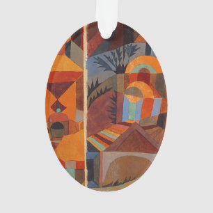 Klee Temple Gardens, kleurrijk Abstract kubisme Ornament