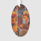 Klee Temple Gardens, kleurrijk Abstract kubisme Ornament (voorkant)