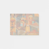 Klee Temple Gardens, kleurrijk Abstract kubisme Post-it® Notes (Voorkant)