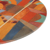 Klee Temple Gardens, kleurrijk Abstract kubisme Snijplank (Hoek)