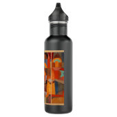 Klee Temple Gardens, kleurrijk Abstract kubisme Waterfles (Rechts)