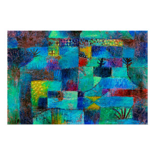 Klee - Terraced Garden Perfect Poster