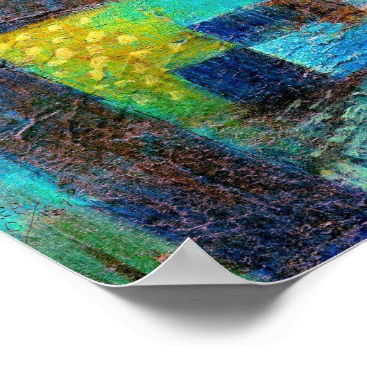 Klee - terrasvormige tuin poster (Hoek)