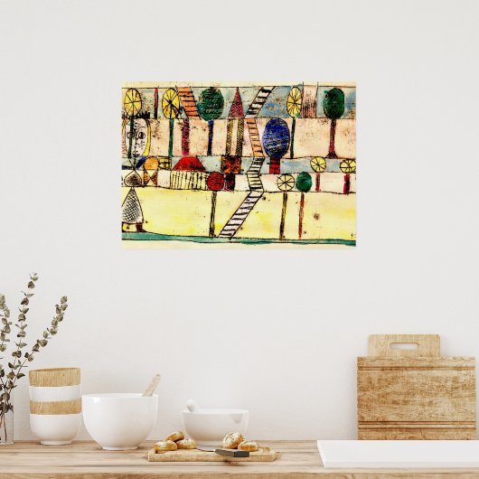 Klee - The Crazy Village Poster (Keuken)
