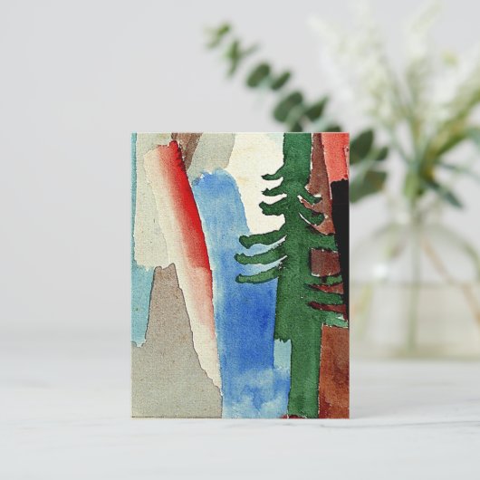 Klee - The Fir Briefkaart (Staand voorkant)