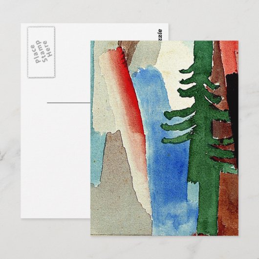 Klee - The Fir Briefkaart (Voorkant / Achterkant)