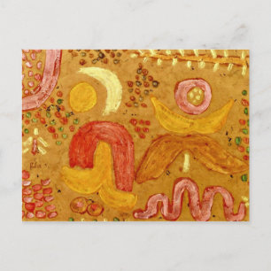 Klee - The Garden in Hot Weather Briefkaart