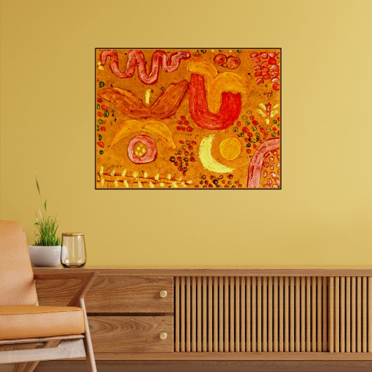 Klee - The Garden in Hot Weather Poster (Woonkamer 2)