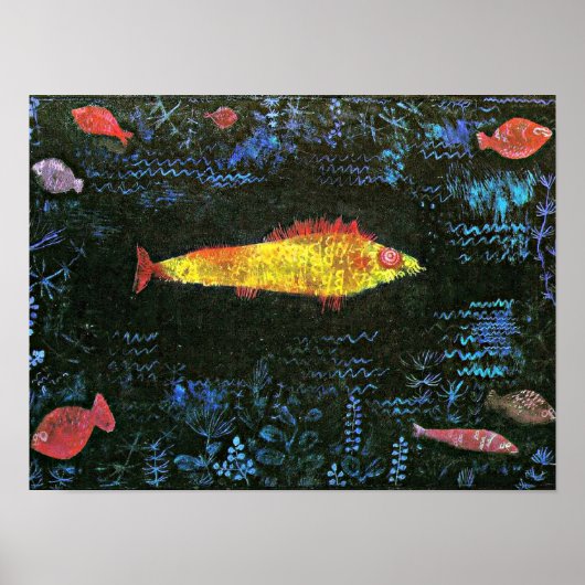 Klee - The Goldfish, 1925 kunstwerk Poster (Voorkant)
