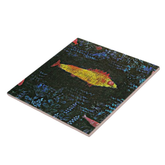 Klee - The Goldfish, Tegeltje (Zijkant)