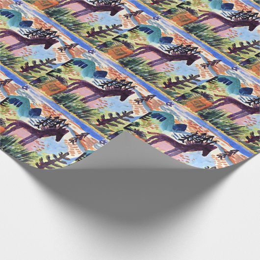 Klee - The Horse, beroemd schilderij Cadeaupapier (Hoek)