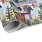 Klee - The Horse, beroemd schilderij Cadeaupapier (Rol Hoek)